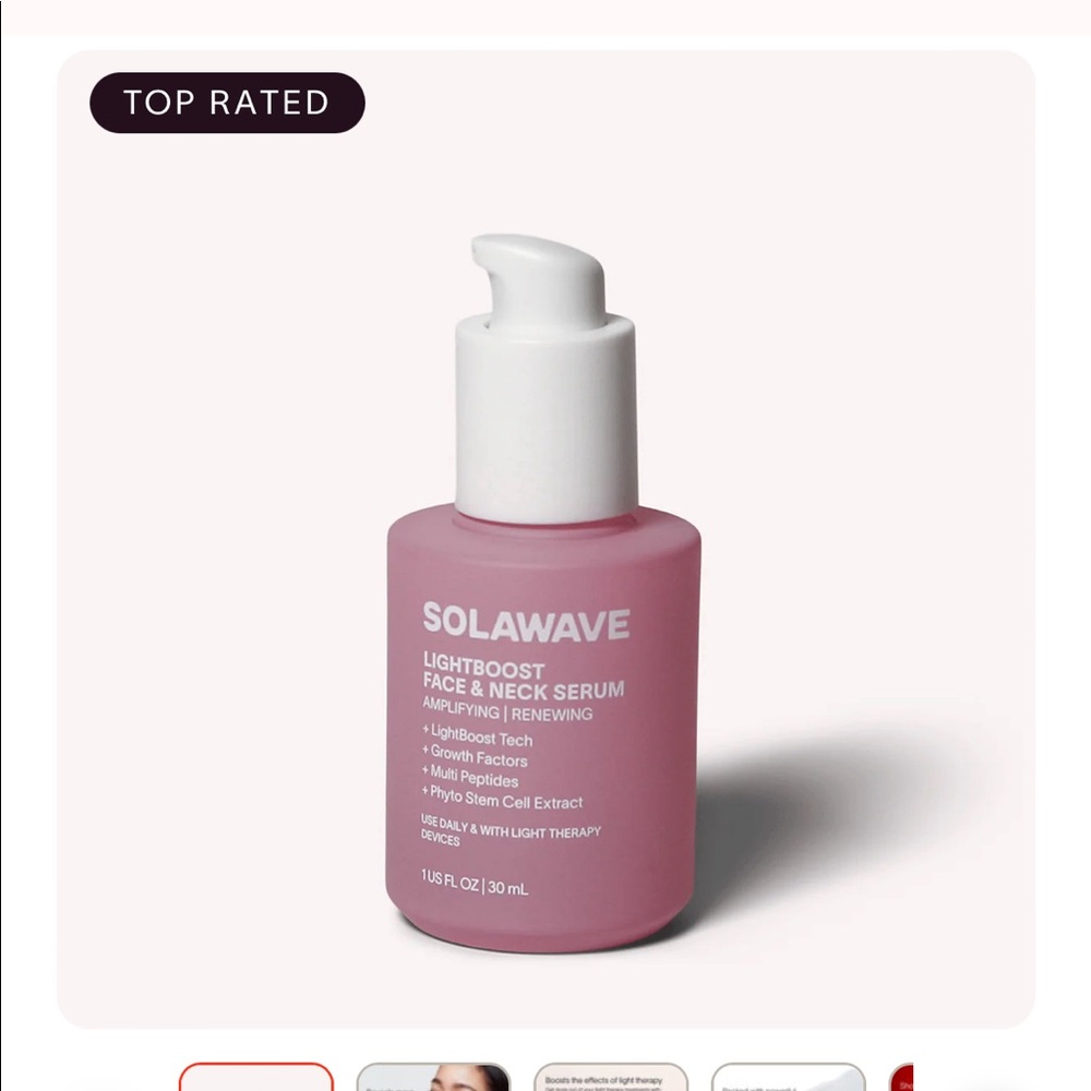 Solawave - LightBoost Face & Neck Serum